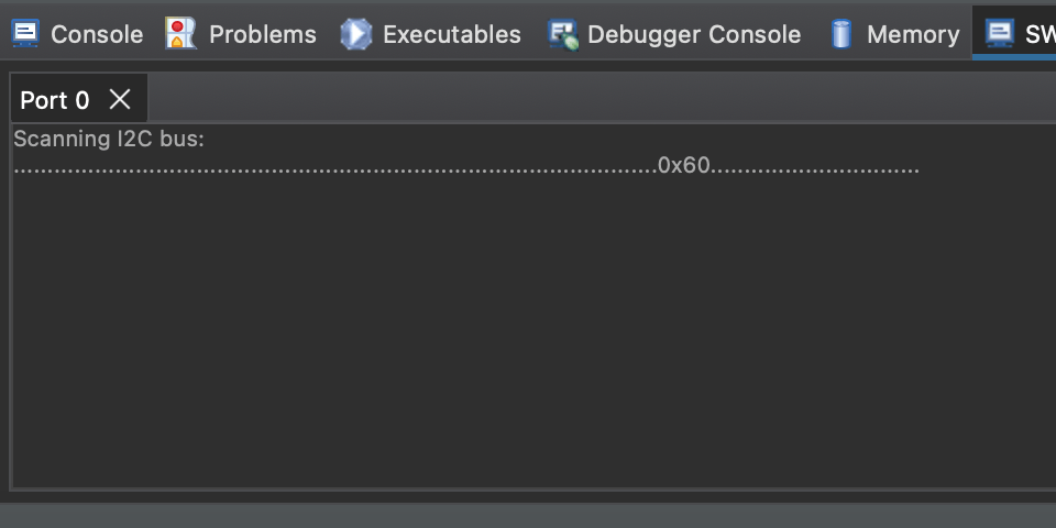 STM32 HAL I2C Scanner