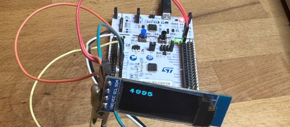 STM32 nucleo C031C6 ssd1306 OLED
